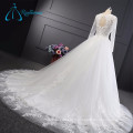 Lace Appliques Tulle Simple Elegant Sexy Wedding Dress 2017